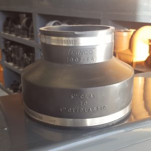 6 inch clay to 4 inch plastic