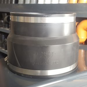 6 inch plastic to 6 inch clay