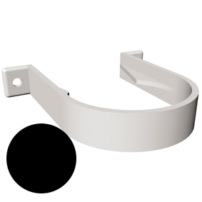 Round Downpipe Clip (Stand-Off) - Black