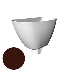 Round - Hopper - Leather Brown