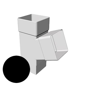 Square - 112° Branch - Black