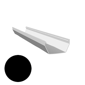 Square - Gutter 4m - Black