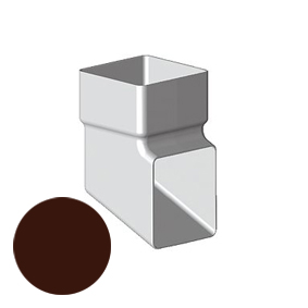 Square Shoe - Leather Brown