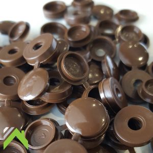Screw Cover Cap - Dark Brown - Avg 50