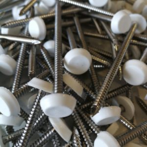 65mm Poly Nails - White