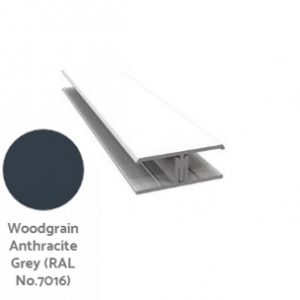 2 Part - H Trim - (3m) - Anthracite Grey (WG) (Shiplap)