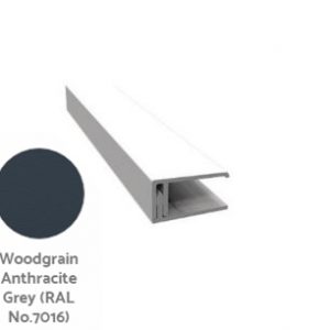 2 Part - Egde Trim (3m) - Anthracite Grey (WG) - (Shiplap)