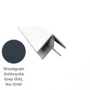 2 Part - External Corner Trim 3m - Anthracite Grey(Shiplap)