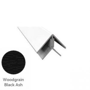 2 Part - External Corner Trim (3m) - Black (WG) (Shiplap)