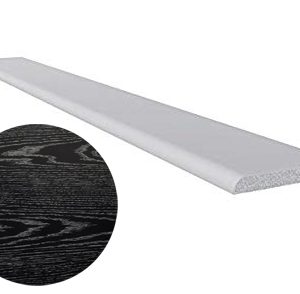 60mm x 6mm x 5m Architrave - (WG) Black Ash