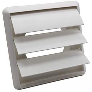100mm / 4" Gravity Grille Vent - (White)