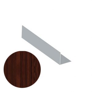 25mm x 25mm x 5m Rigid Angle - (WG) Rosewood