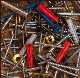 Poly Top Pins & Nails, Screws and Fixings