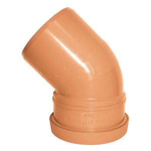45° Single Socket Bend