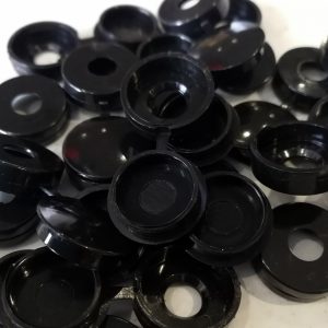Screw Cover Cap - Black - (LARGE) - Avg 25