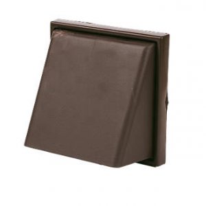 Cowled Outlet Vent - (Brown)