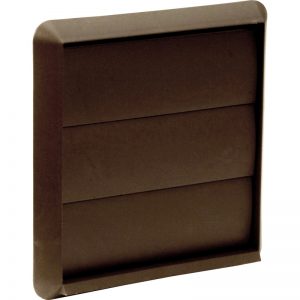 100mm / 4" Gravity Grille Vent - (Brown)