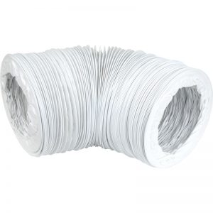 100mm / 4" x 3m PVC Round Hose (White)