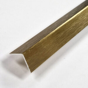 (Brushed Brass) Angle 20 x 20 - 2.7m
