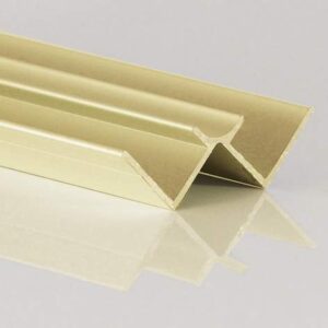10mm - (Brushed Brass) Internal Corner - 2.4m